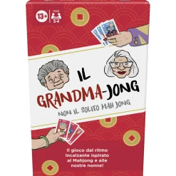 HASBRO GAMING Il grandma-jong, un gioco di carte dal ritmo incalzante per 3-4 giocatori, ispirato al mahjong e a 2 nonne, gioco per la famiglia, divertente gioco per le feste, dai 13 anni in su> Giochi Di Società Per Bambini