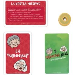 HASBRO GAMING Il grandma-jong, un gioco di carte dal ritmo incalzante per 3-4 giocatori, ispirato al mahjong e a 2 nonne, gioco per la famiglia, divertente gioco per le feste, dai 13 anni in su> Giochi Di Società Per Bambini