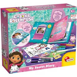 LISCIANI Il mio diario segreto di gabby  –  gabby’s dollhouse> Kit Artistici E Pittura