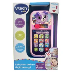 V-TECH BABY Il mio primo telefono – magici messaggi – rosa –  9m+ – v-tech> Tablet E Giochi Interattivi