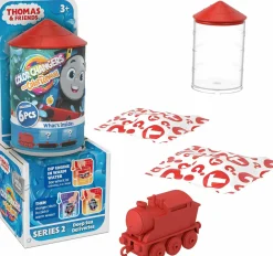 Il trenino thomas – collezione misteriosa locomotive color reveal, include 1 trenino a spinta, 2 vagoni merci e 2 pezzi di carico a sorpresa, 3+ anni, hnp80> Macchinine Bambini