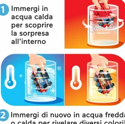 Il trenino thomas – collezione misteriosa locomotive color reveal, include 1 trenino a spinta, 2 vagoni merci e 2 pezzi di carico a sorpresa, 3+ anni, hnp80> Macchinine Bambini