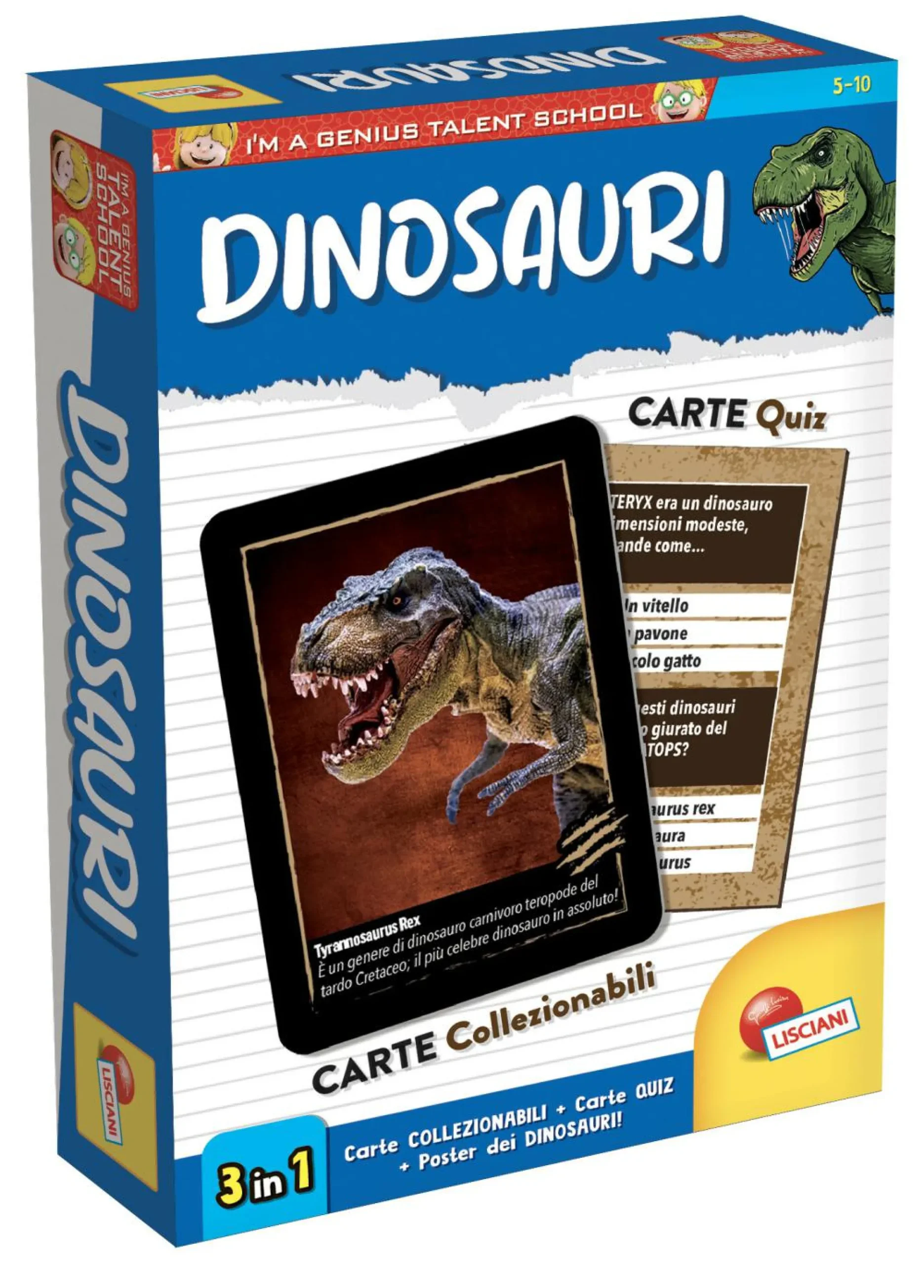 LISCIANI I’m a genius dinosauri> Primi Apprendimenti