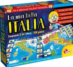 LISCIANI I’m a genius geopuzzle la mia bella italia        .> Primi Apprendimenti