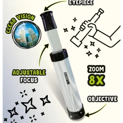 LISCIANI I’m a genius micro-telescopio – strumento scientifico per giovani esploratori> Peluche Interattivi|Giochi Scientifici