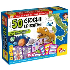 LISCIANI I’m a genius raccolta 50 giochi educativi kids> Giochi Di Società Per Bambini