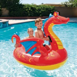 INTEX – cavalcabile mare gonfiabile drago mistico, rosso, 198×173 cm><noscript><img width=