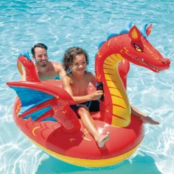 INTEX – cavalcabile mare gonfiabile drago mistico, rosso, 198×173 cm><noscript><img width=