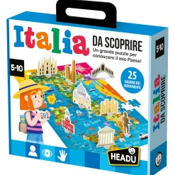 HEADU Italia da scoprire – puzzle educativo per conoscere l’italia giocando -5+ –> Primi Apprendimenti