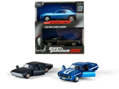 Jada – fast and furious twin pack in scala 1:32 camaro 1969 + dodge charger widebody> Modellini Veicoli In Scala