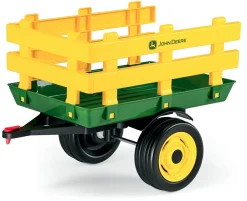 Peg Perego John deer stake-side trailer –> Cavalcabili Elettrici