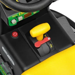 Peg Perego John deere rc tractor trattore elettrico con telecomando radio e rimorchio 1-8 anni> Cavalcabili Elettrici