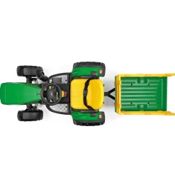 Peg Perego John deere rc tractor trattore elettrico con telecomando radio e rimorchio 1-8 anni><noscript><img width=