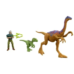 Jurassic World Jurassic park dott. alan grant artiglio tattico set di personaggi con 1 action figure, 2 dinosauri e 6 accessori><noscript><img width=