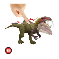 Jurassic World – becklespinax battaglie ruggenti, dinosauro con elementi sonori e d’azione, ruggito e aculei che si estendono><noscript><img width=