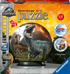 RAVENSBURGER Jurassic world – 3d puzzleball> Puzzle Per Adulti|Puzzle 3D