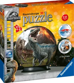 RAVENSBURGER Jurassic world – 3d puzzleball> Puzzle Per Adulti|Puzzle 3D
