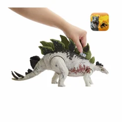Jurassic World – predatori giganti stegosauro, dinosauro di grandi dimensioni con mossa d’attacco e attrezzatura di tracciamento, per gioco classico e digitale, giocattolo, 4+ anni, hlp24><noscript><img width=