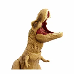 Jurassic World – t-rex caccia e divora, dinosauro action figure con azione d’attacco doppio morso, suoni e attrezzatura di tracciamento, 4+ anni, hnt62> Action Figures