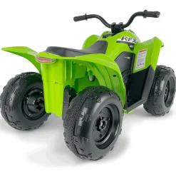 SUN&SPORT Kawasaki quad kfx90 – 12v – quad elettrico per bambini – velocità 5-6 km/h><noscript><img width=