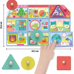 HEADU La mia prima casetta delle forme montessori.ogni forma al suo posto!made in italy> Primi Apprendimenti