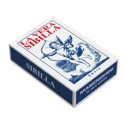 -- No Brand -- La vera sibilla tarocco dal negro – 52 carte + libretto in italiano per cartomanzia> Giochi Di Carte