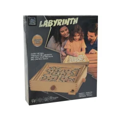 ZIG ZAG Labirinto  in legno di palline in metallo – gioco di abilità e coordinazione per tutte le età –><noscript><img width=