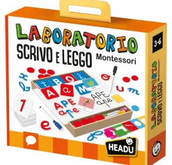 HEADU Laboratorio scrivo & leggo montessori. il kit più completo per imparare a leggere e scrivere!> Primi Apprendimenti
