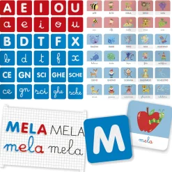HEADU Laboratorio scrivo & leggo montessori. il kit più completo per imparare a leggere e scrivere!> Primi Apprendimenti