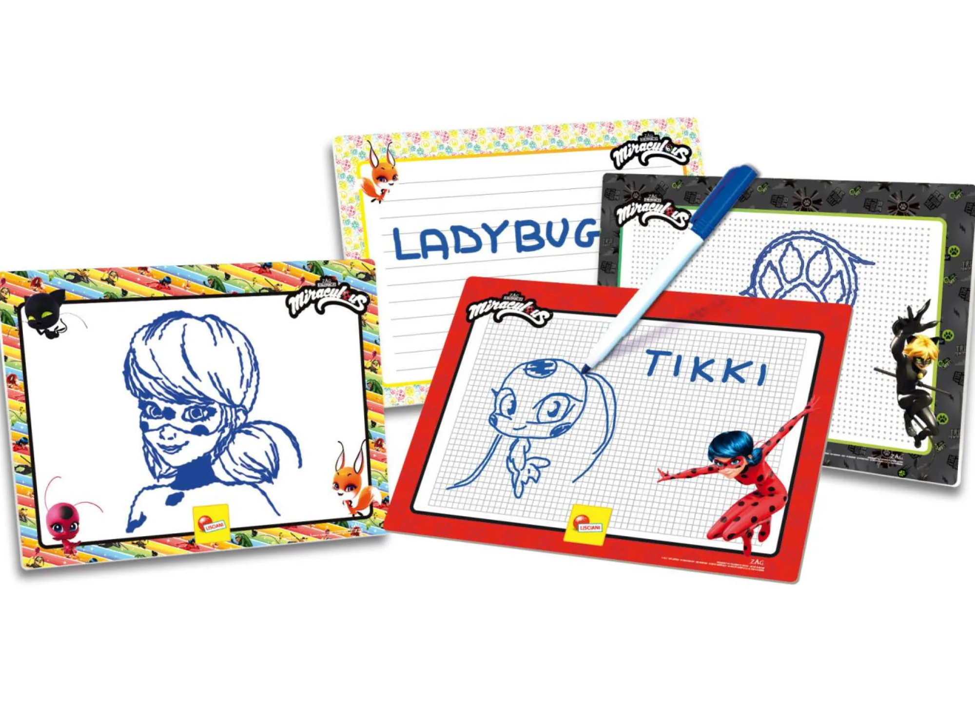 LISCIANI Ladybug drawing school> Kit Artistici E Pittura