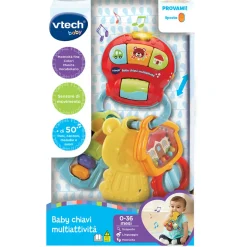 V-TECH BABY Le mie prime chiavi 3in1 – 0m+ – v-tech> Giochi Di Apprendimento