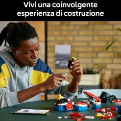 Lego – 72037 – mario kart con mario e kart, modellino da esposizione><noscript><img width=