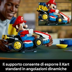 Lego – 72037 – mario kart con mario e kart, modellino da esposizione><noscript><img width=