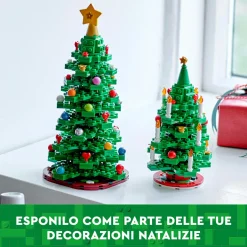 Lego 40573 albero di natale, giocattolo creativo 2 in 1 da costruire, gioco per bambini 12+, decorazione natalizie per la casa> Mattoncini