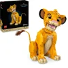 Lego ǀ disney 43247 giovane simba, re leone, modellino da costruire snodabile per adulti da collezione, idea regalo lui o lei> Costruzioni Per Adulti|Mattoncini