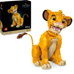 Lego ǀ disney 43247 giovane simba, re leone, modellino da costruire snodabile per adulti da collezione, idea regalo lui o lei> Costruzioni Per Adulti|Mattoncini