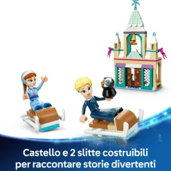 Frozen Lego | disney 43265 castello di ghiaccio di arendelle, giocattolo con accessori e 3 personaggi, giochi per bambine 5+><noscript><img width=