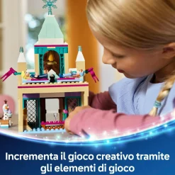 Frozen Lego | disney 43265 castello di ghiaccio di arendelle, giocattolo con accessori e 3 personaggi, giochi per bambine 5+><noscript><img width=