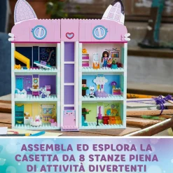 Lego 10788 la casa delle bambole di gabby, casa giocattolo a 4 piani e 8 stanze con i personaggi di gabby, regalo bambini 4+><noscript><img width=