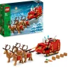 Lego 40499 slitta di babbo natale giocattolo, giochi creativi per bambini 9+ con minifigure e renne, idea regalo natalizia> Mattoncini