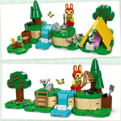 Lego Animal Crossing 77047 bonny in campeggio, giochi creativi per bambini 6+ con coniglietto giocattolo e tenda da costruire><noscript><img width=