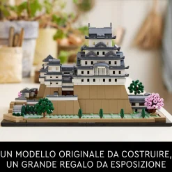 LEGO ARCHITECTURE 21060 castello di himeji, kit modellismo adulti, collezione monumenti, albero ciliegio in fiore da costruire> Costruzioni Per Adulti|Mattoncini
