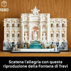 LEGO ARCHITECTURE 21062 fontana di trevi – kit modellismo di monumenti fai da te per adulti da collezione, regalo uomo o donna><noscript><img width=