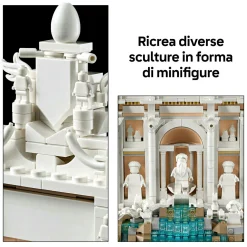 LEGO ARCHITECTURE 21062 fontana di trevi – kit modellismo di monumenti fai da te per adulti da collezione, regalo uomo o donna><noscript><img width=