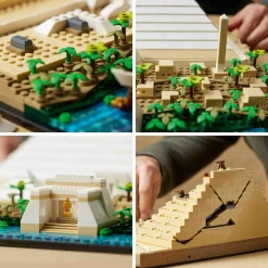 Lego architecture 21058 la grande piramide di giza, set da collezione per adulti, hobby creativi, decorazione per la casa><noscript><img width=