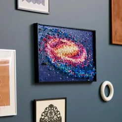 Lego art 31212 via lattea, kit modellismo per adulti, arte da parete con galassia da costruire, regalo creativo per lui o lei><noscript><img width=