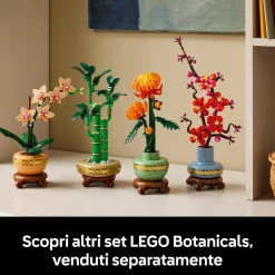 LEGO ICONS Lego botanicals 10344 bambù del buon auspicio, pianta artificiale da arredamento con vaso finto, regalo donna, uomo e adulti><noscript><img width=