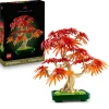 Lego botanicals 10348 bonsai acero rosso: pianta artificiale adulti> Costruzioni Per Adulti|Mattoncini