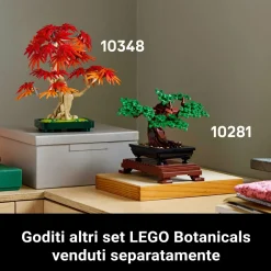 Lego botanicals 10348 bonsai acero rosso: pianta artificiale adulti><noscript><img width=