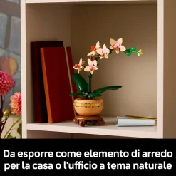 LEGO ICONS Lego botanicals 10343 mini-orchidea, fiori finti da costruire, botanical collection per adulti, idea regalo per donna o uomo><noscript><img width=